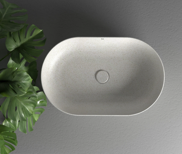 RAK-BATU - Oval ceramic washbasin by RAK Ceramics - view 3